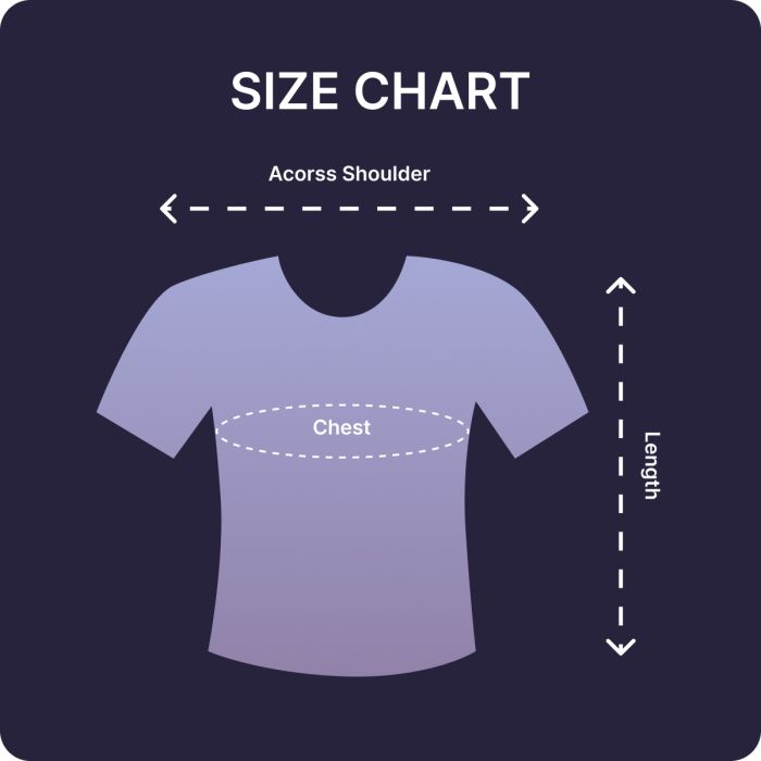 Product Size Chart