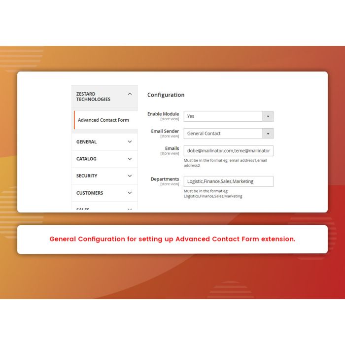 Advanced Contact Form (M2)