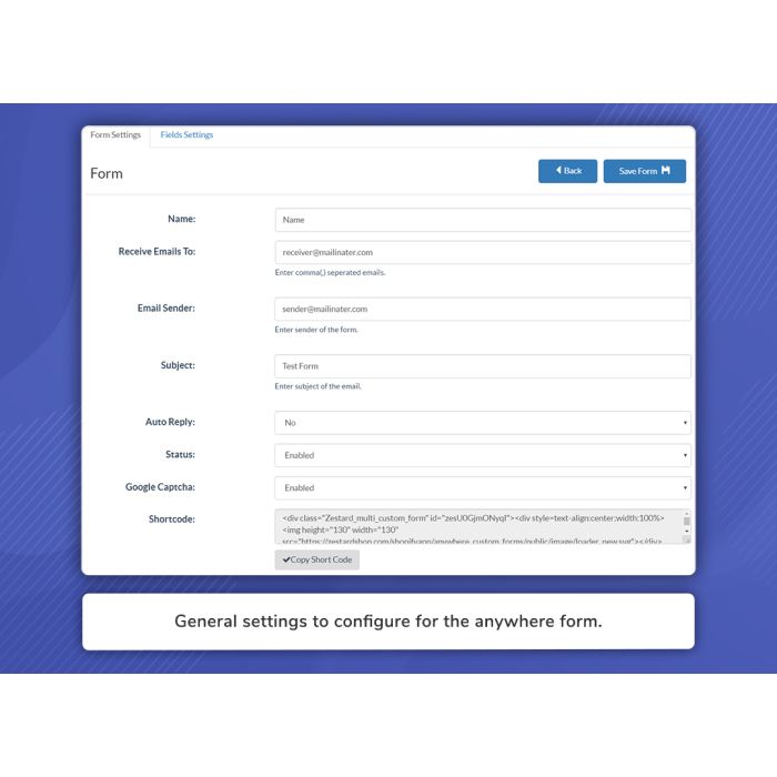 Anywhere Custom Forms