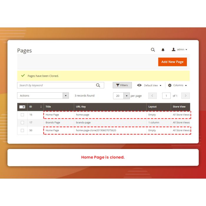 CMS Pages Clone (M2)