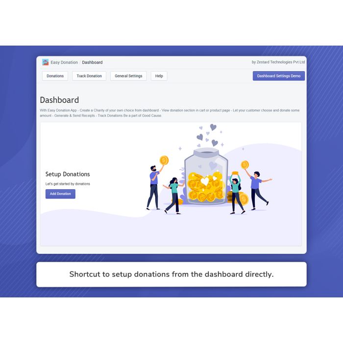 Shopify Charity Donation App