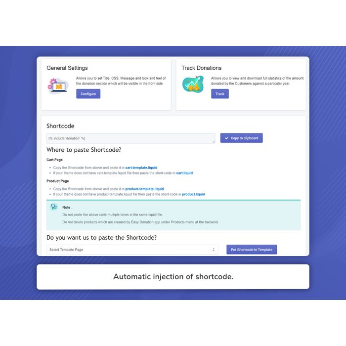 Shopify Charity Donation App