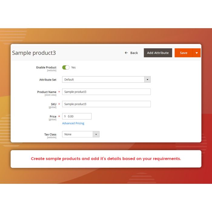 Free Sample Products (M2)