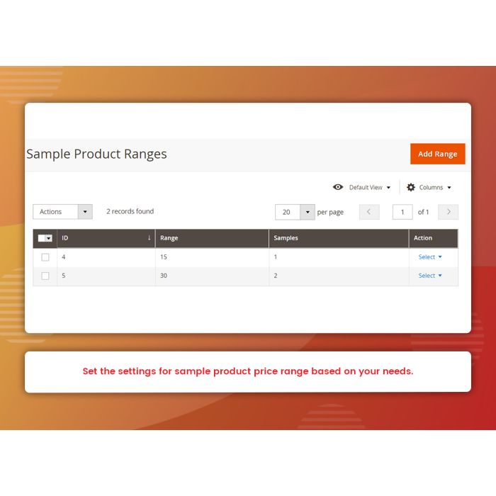 Free Sample Products (M2)