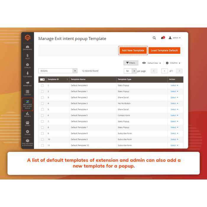 Multi Page Exit Intent Popup (M2)
