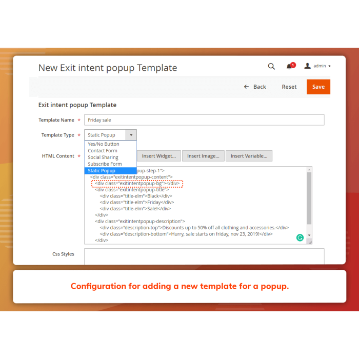 Multi Page Exit Intent Popup (M2)
