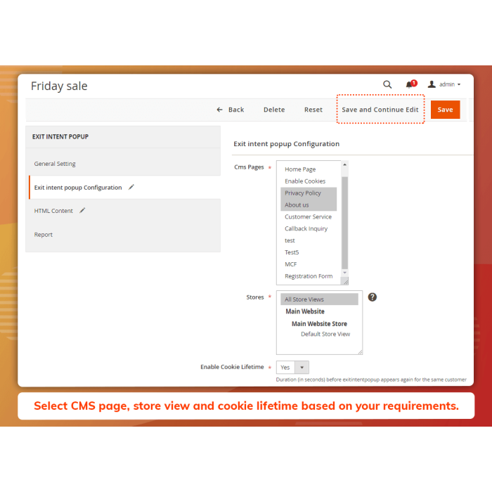 Multi Page Exit Intent Popup (M2)