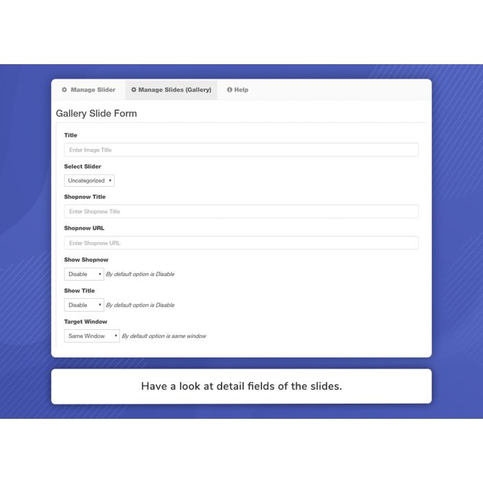Multi Page Responsive Slider