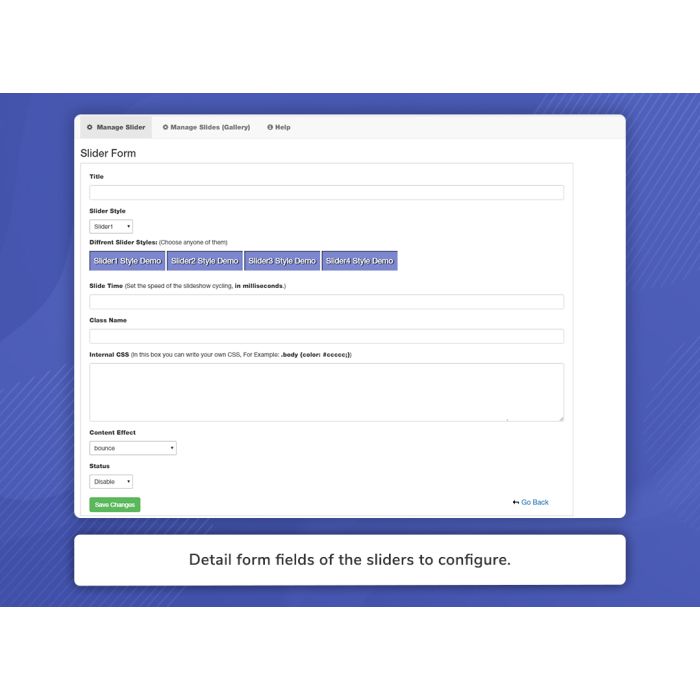 Multi Page Responsive Slider