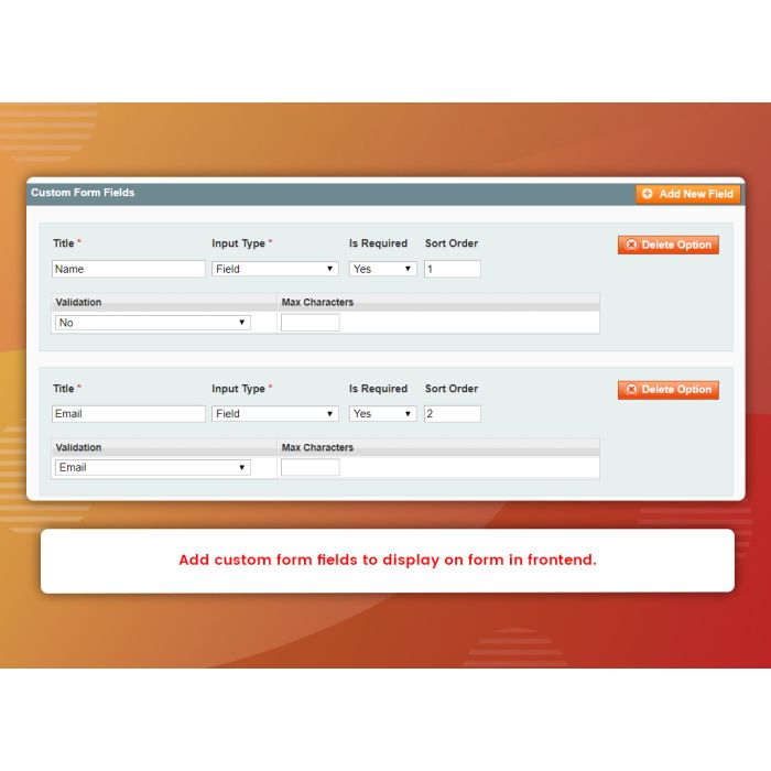Multiple Custom Forms (M1)