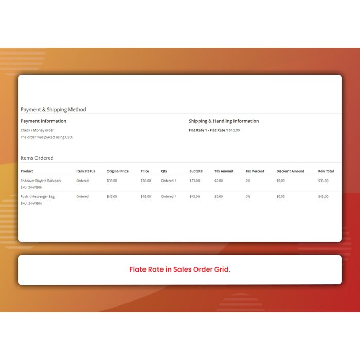 Multiple Flat Rate (M2)