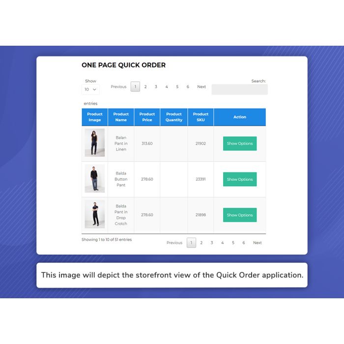 One Page Bulk Order
