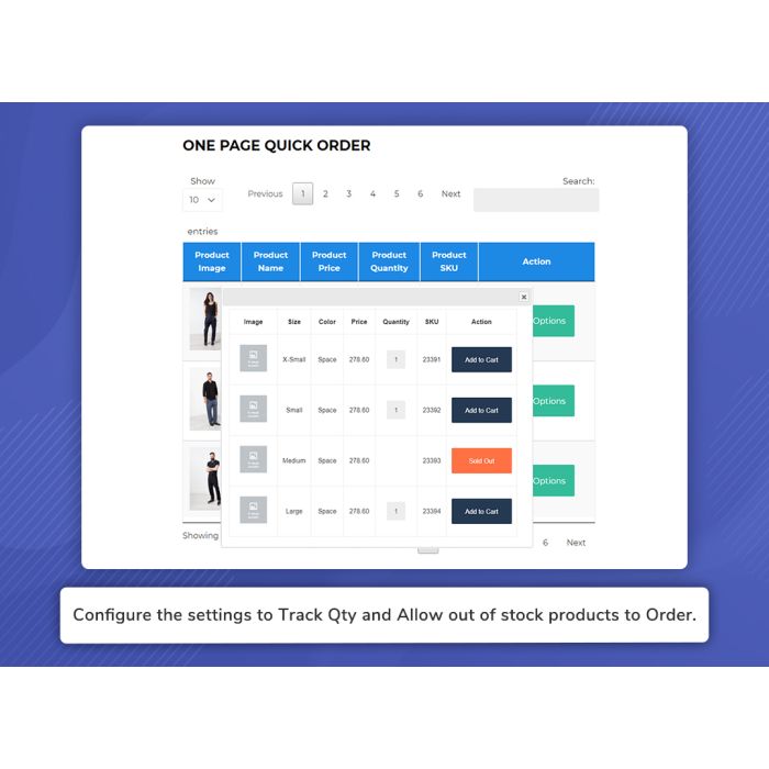 One Page Bulk Order