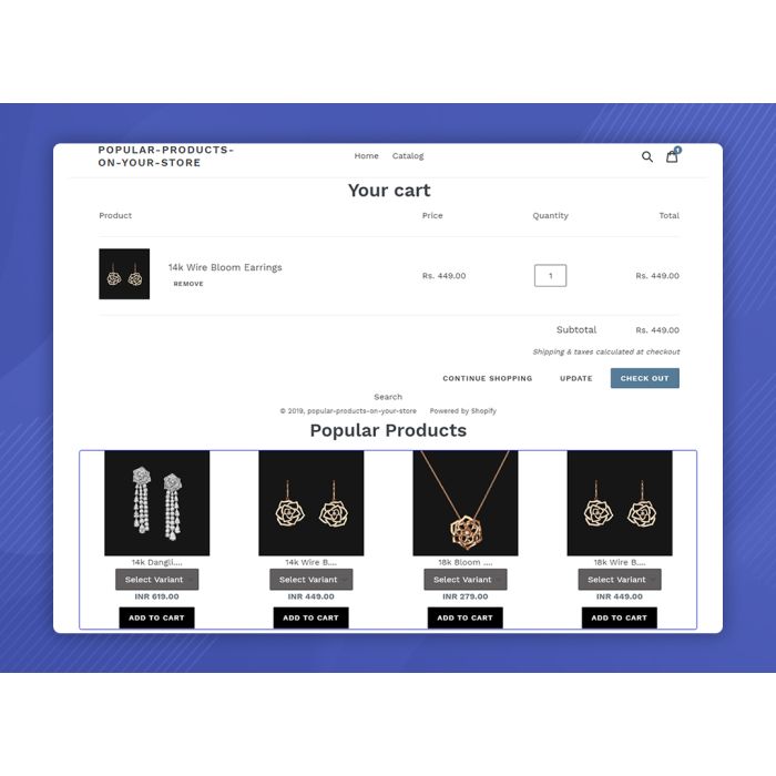 Popular Products on Your Store