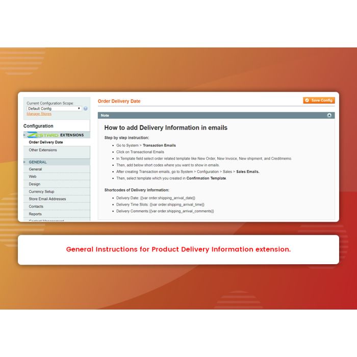 Product Delivery Information (M1)