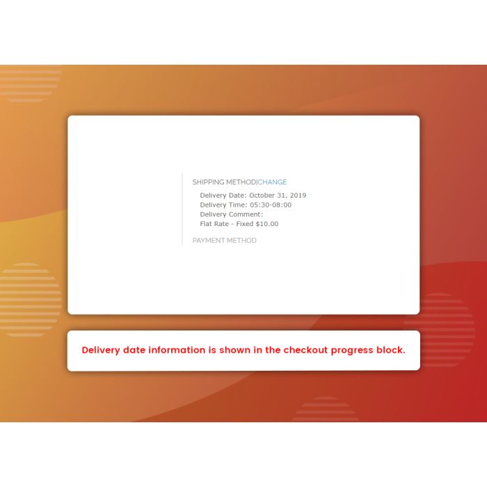 Product Delivery Information (M1)