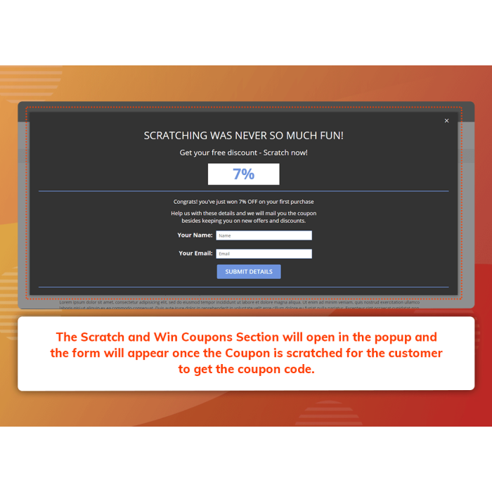 Scratch & Win Coupons (M2)