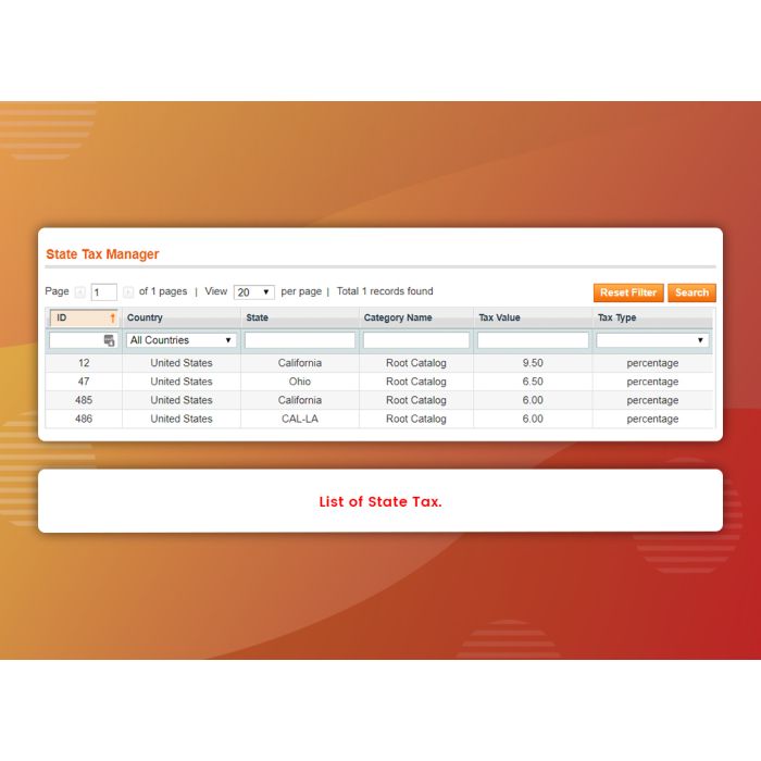 Tax Manager (M1)
