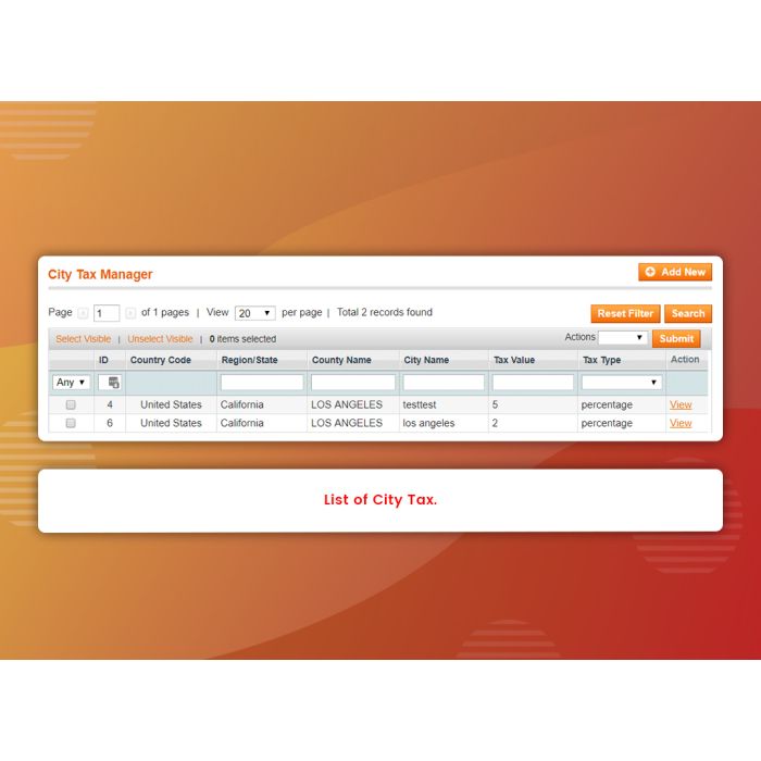 Tax Manager (M1)